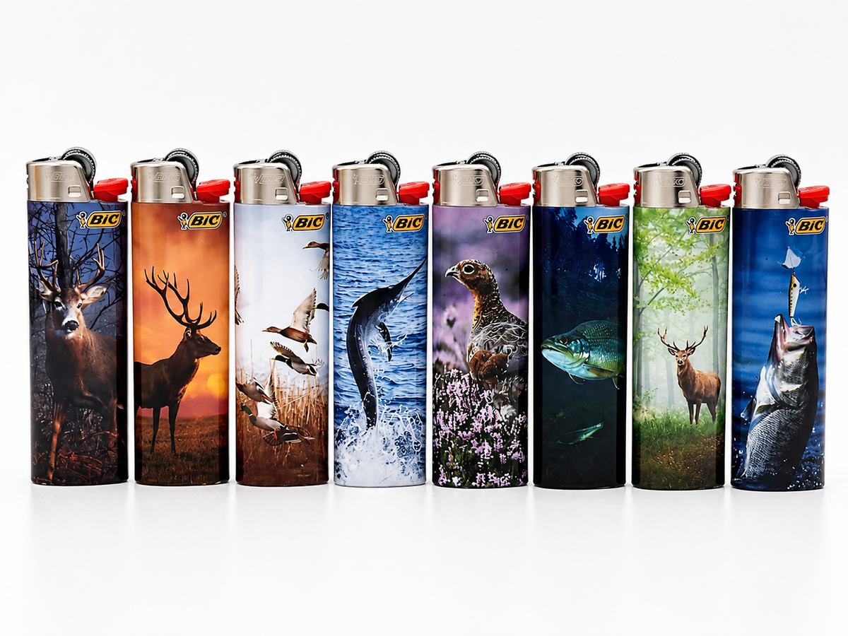 1 X Large Bic Tattoo Lighter.Colours and designs selected randomly